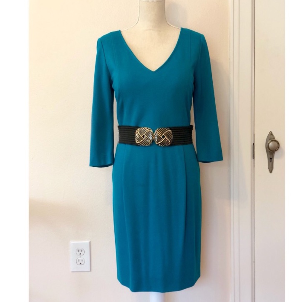 Gianni Binni Teal Cocktail Dress